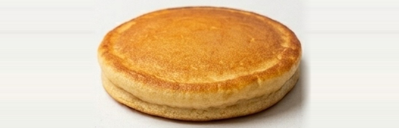 One golden soufflé pancake